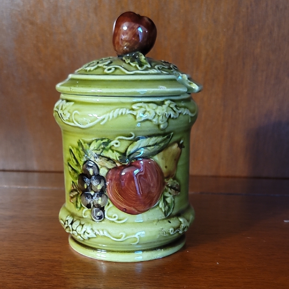 Lefton Sugar/Honey/Jam Pot